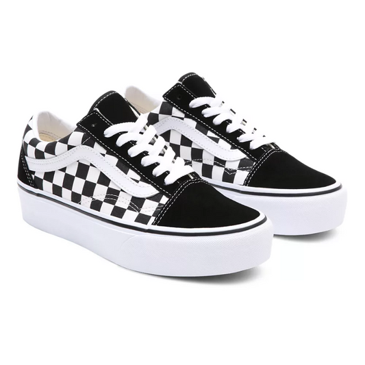 VANS Old Skool Platform Checkerboard black white VN0A3B3UHRK
