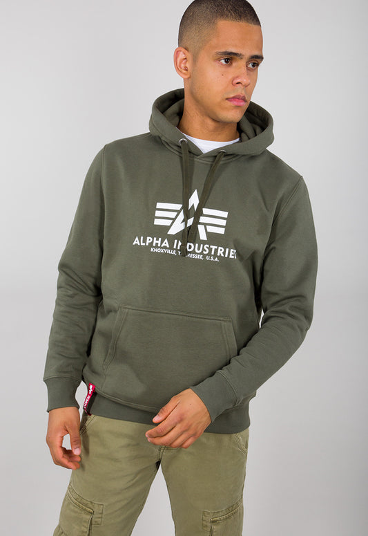 Alpha Industries Basic Hoodie darkolive 178312-142