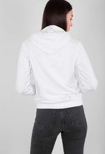 Lade das Bild in den Galerie-Viewer, Alpha Industries New Basic Hoodie WMN weiss 196032-09
