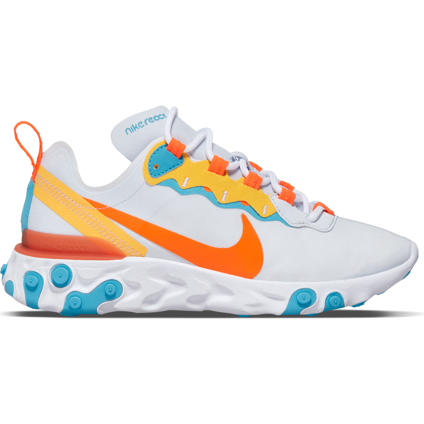 Nike React Element BQ2728-011 light blue orange