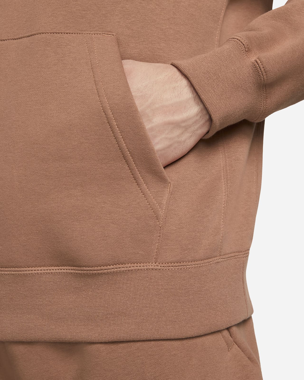Nike Sportswear Club Pullover Hoodie Fleece mineral clay BV2654-215