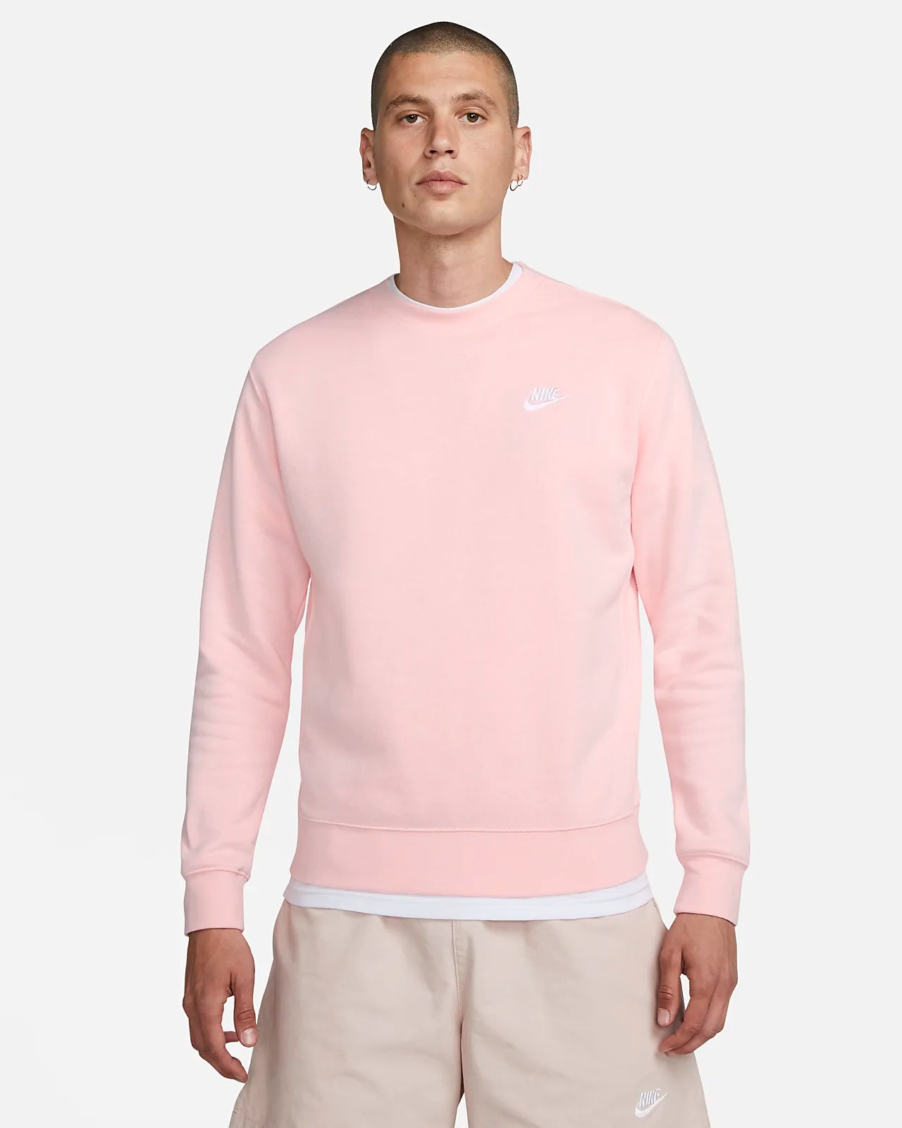 Nike sweater pink discount