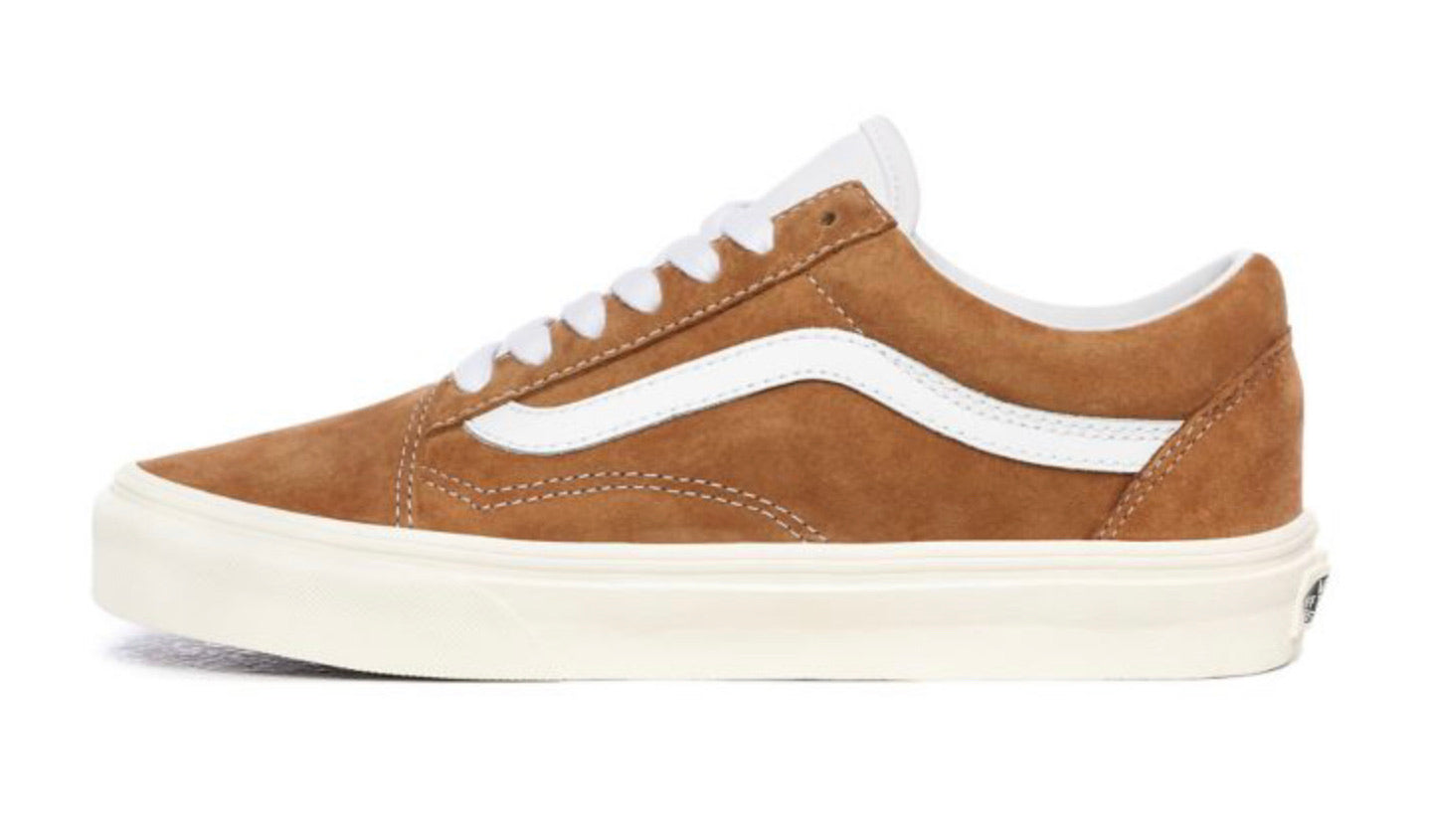 VANS Old Skool Pig Suede Brown / cognac braun VN0A4BV518M