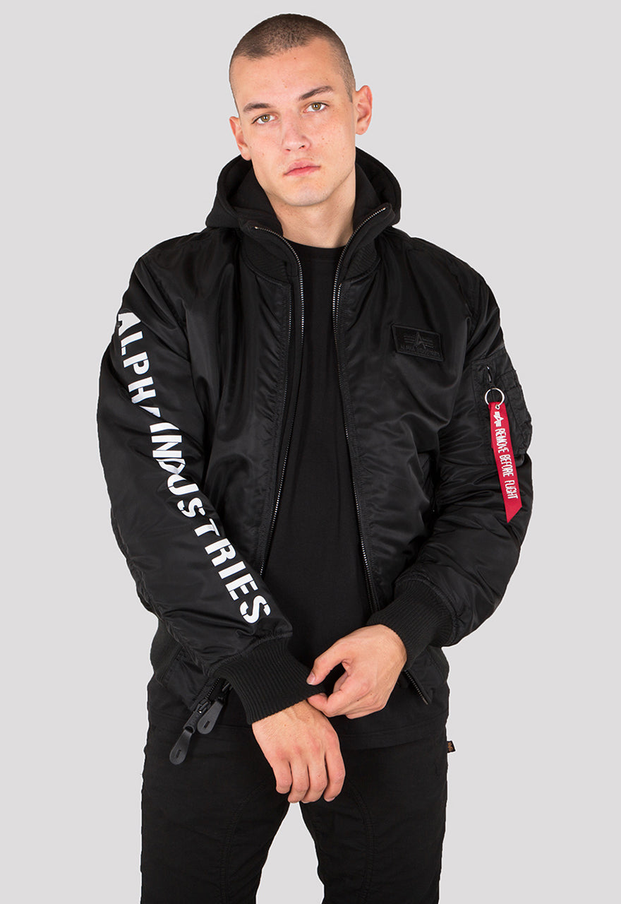 Alpha Industries Bomberjacke black/reflective MA-1 D-TEC SE 133104-285