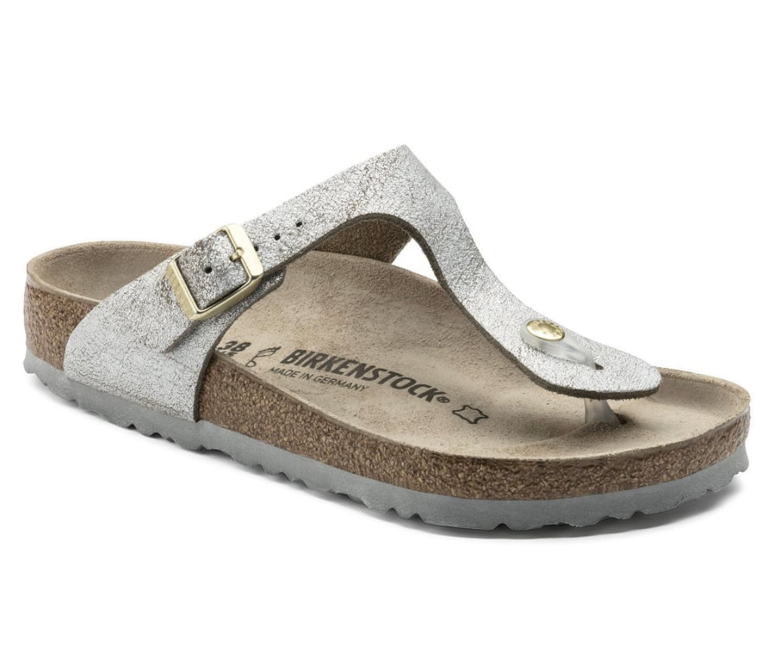 Birkenstock Gizeh Washed Blue Silver 1008790