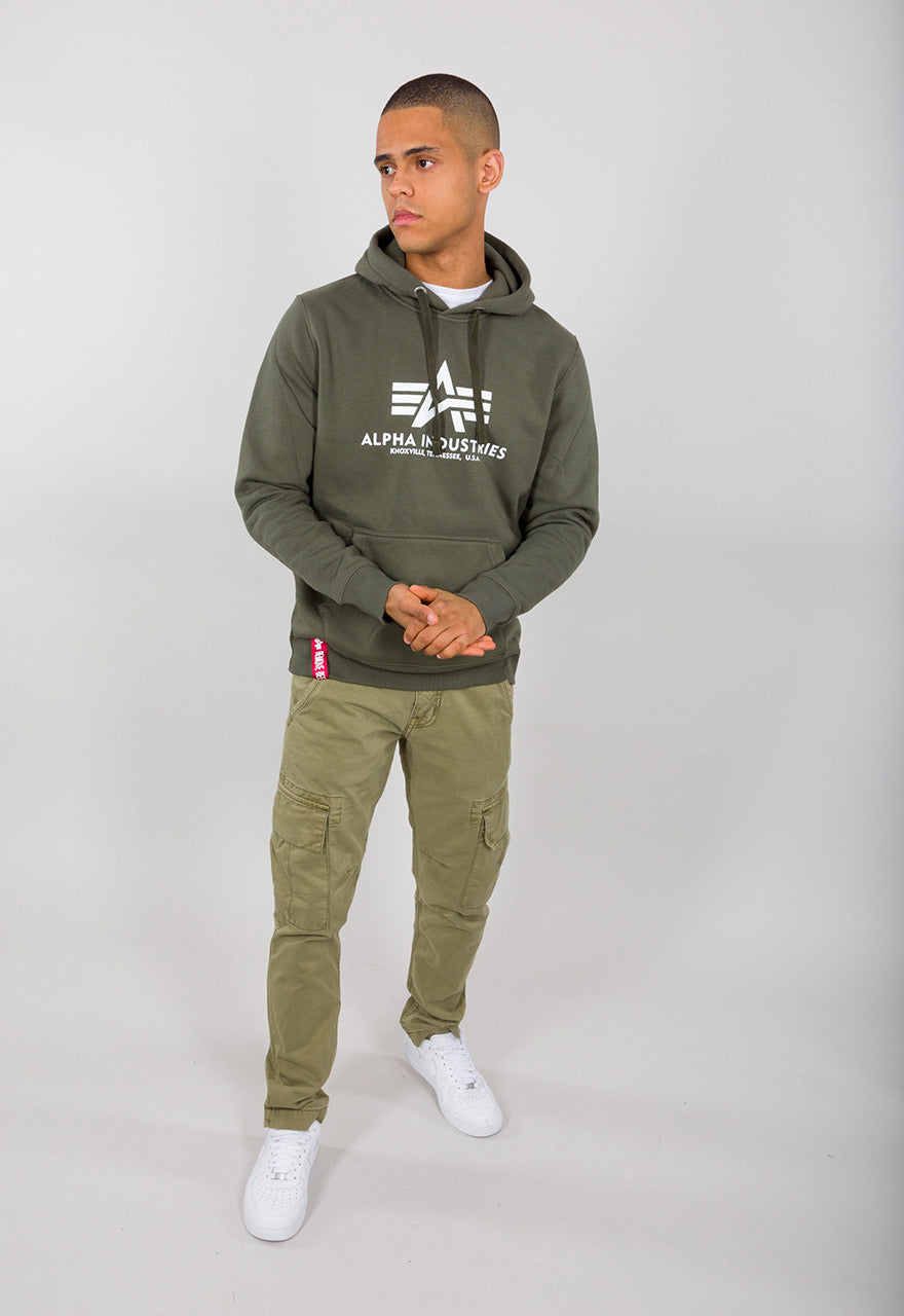 Alpha Industries Basic Hoodie darkolive 178312-142