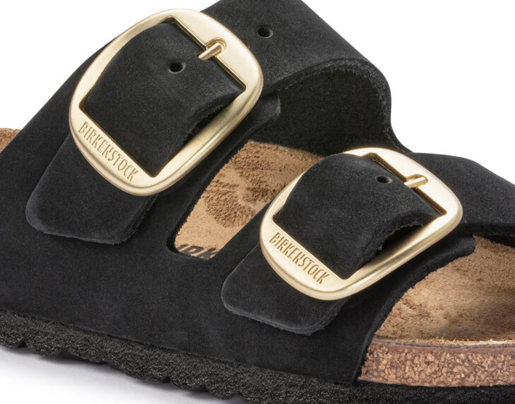 Birkenstock Arizona Big Buckle Black Gold 1023290 Perplex Shoeplex