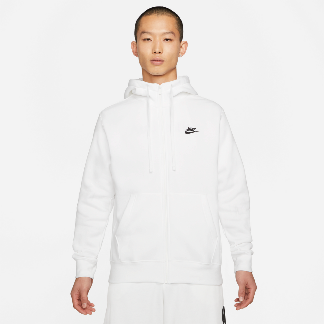 Nike Sportswear Club Full-Zip Hoodie Fleece white BV2645-100