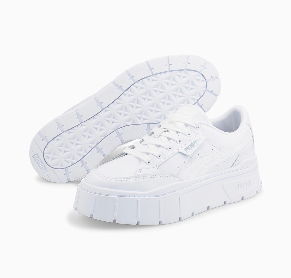 Puma Mayze Stack Leather white 384412-01