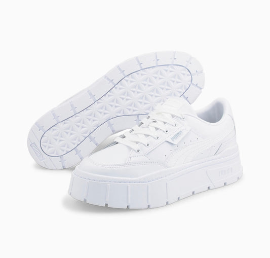 Puma Mayze Stack Leather white 384412-01
