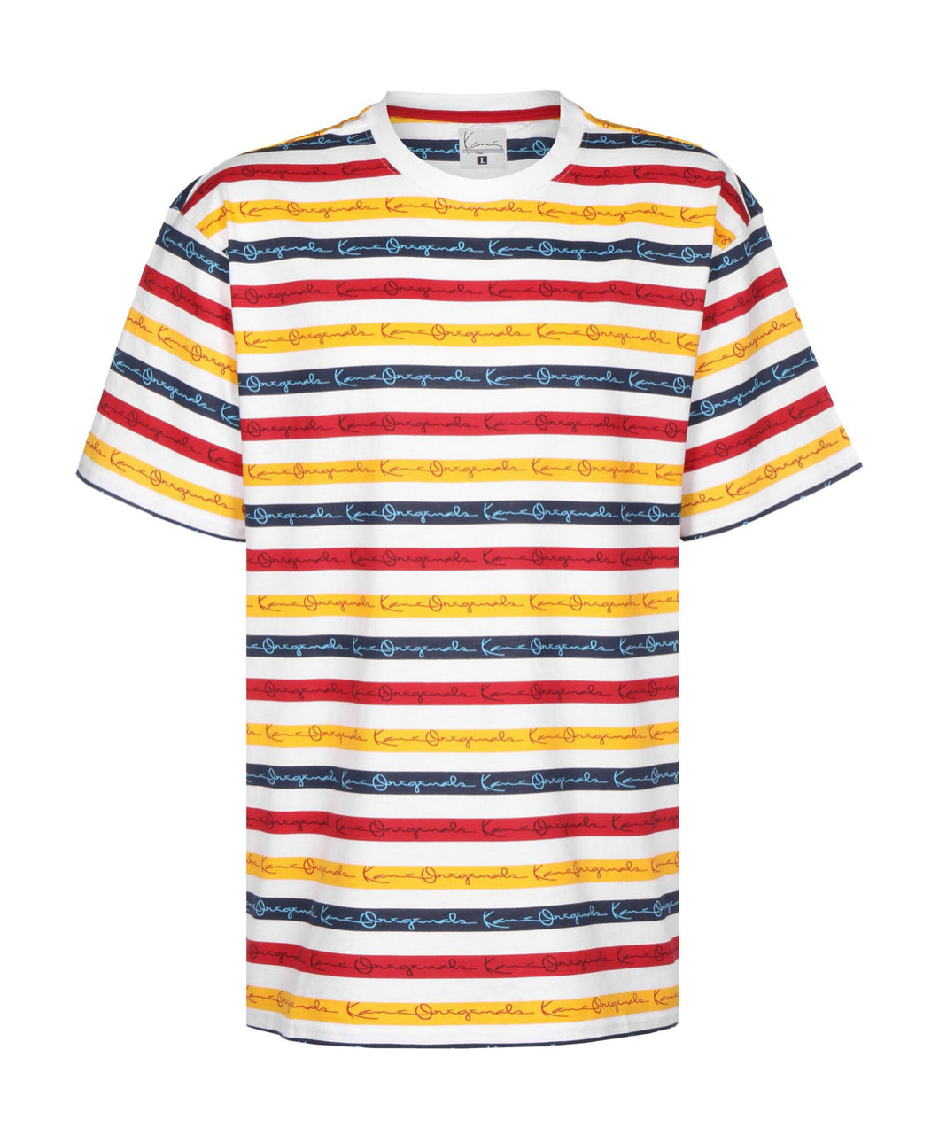 Karl Kani Originals Stripes T-Shirt white multi