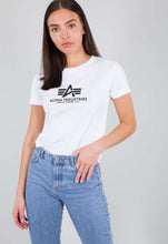 Lade das Bild in den Galerie-Viewer, Alpha Industries New Basic T-Shirt WMN weiss 196051-09

