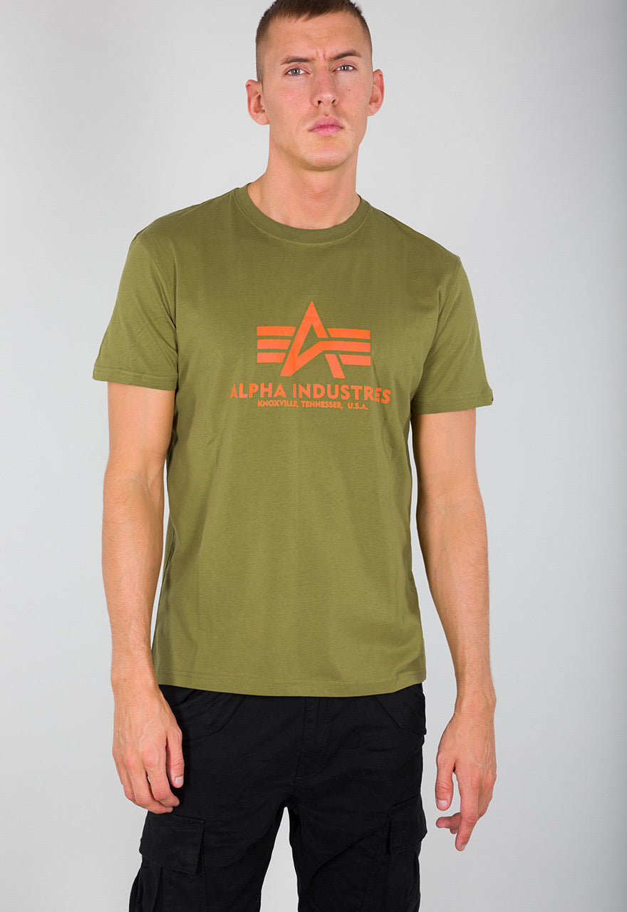 Alpha Industries Basic T-Shirt khaki orange 100501-440