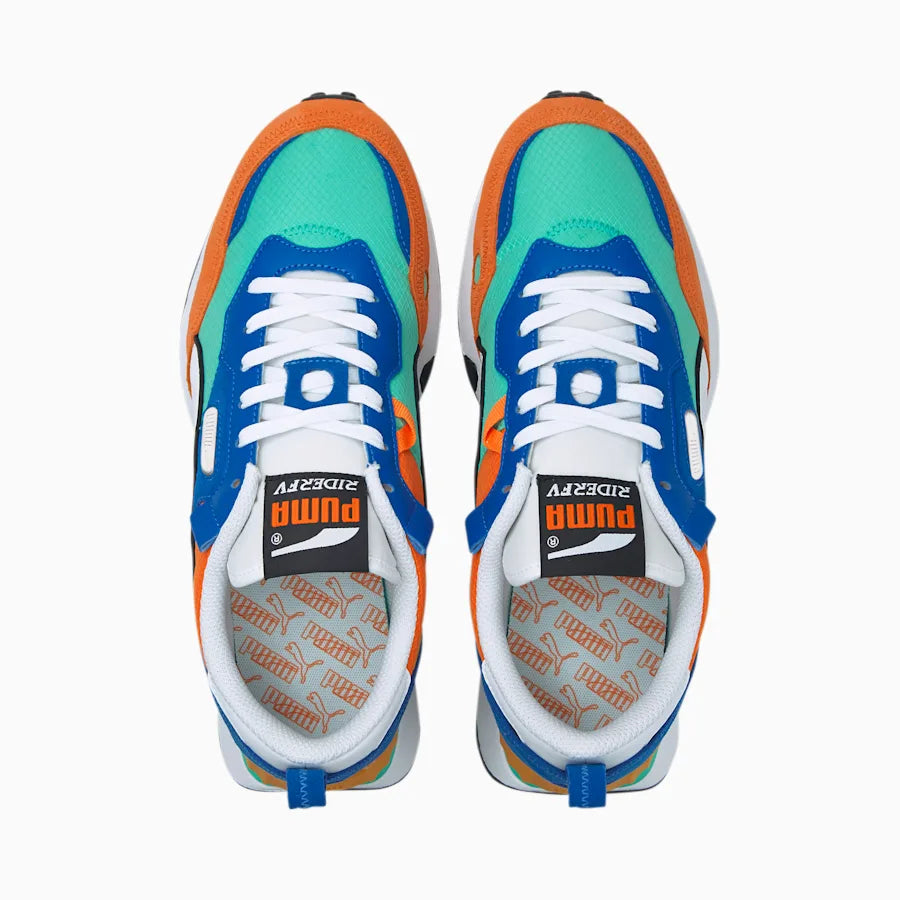 Puma Rider FV Sneaker Green Orange 387672-001