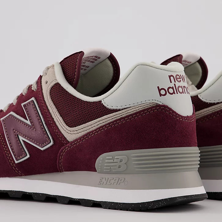 New Balance Sneaker ML574 EVM burgundy