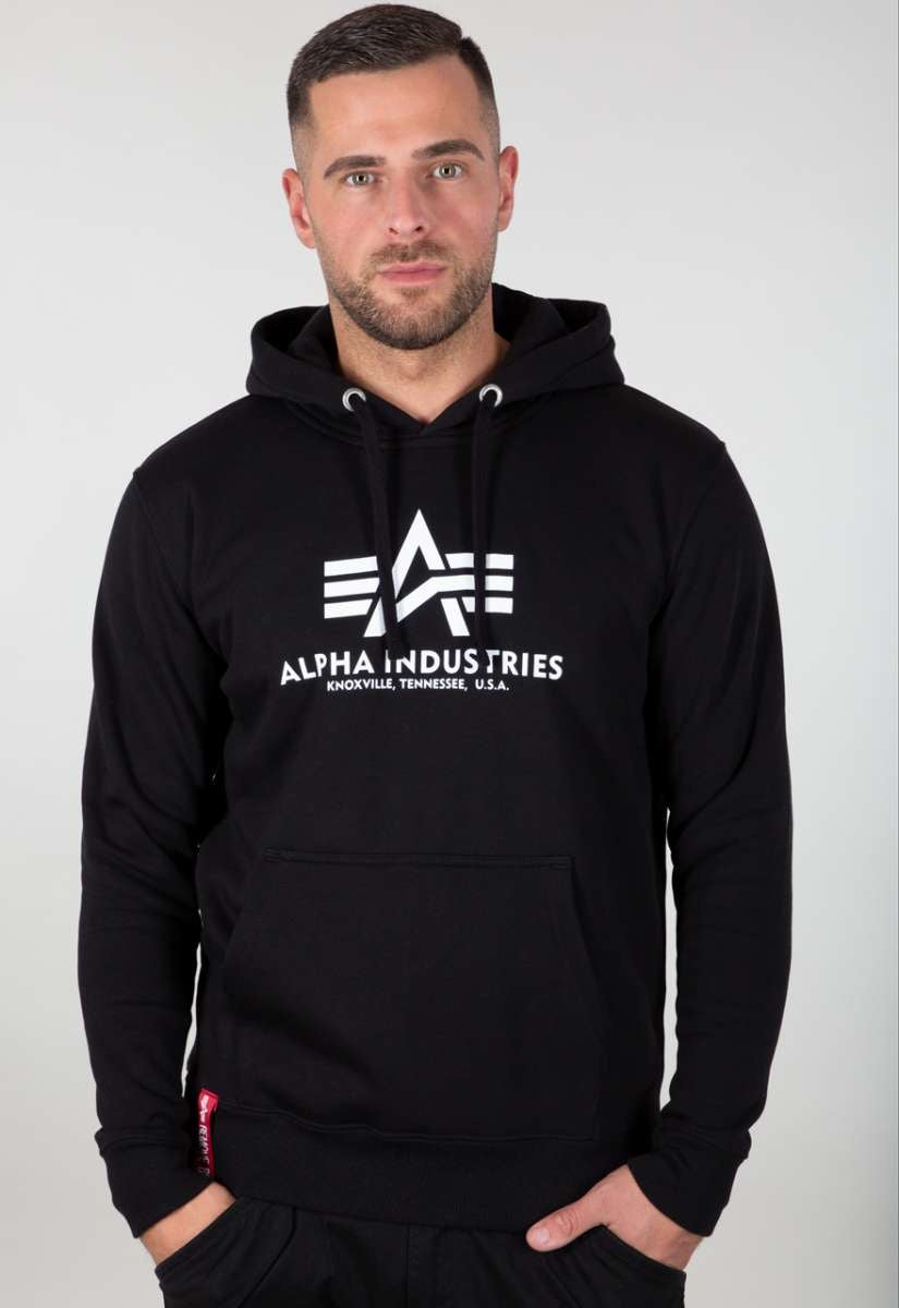 Alpha Industries Basic Hoodie schwarz 178312-003