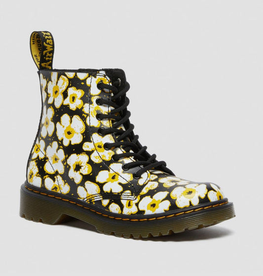 Dr.Martens Junior 1460 Floral black yellow 26613001