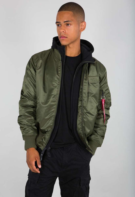 Alpha Industries Bomberjacke Olive MA-1 D-TEC 183110-481