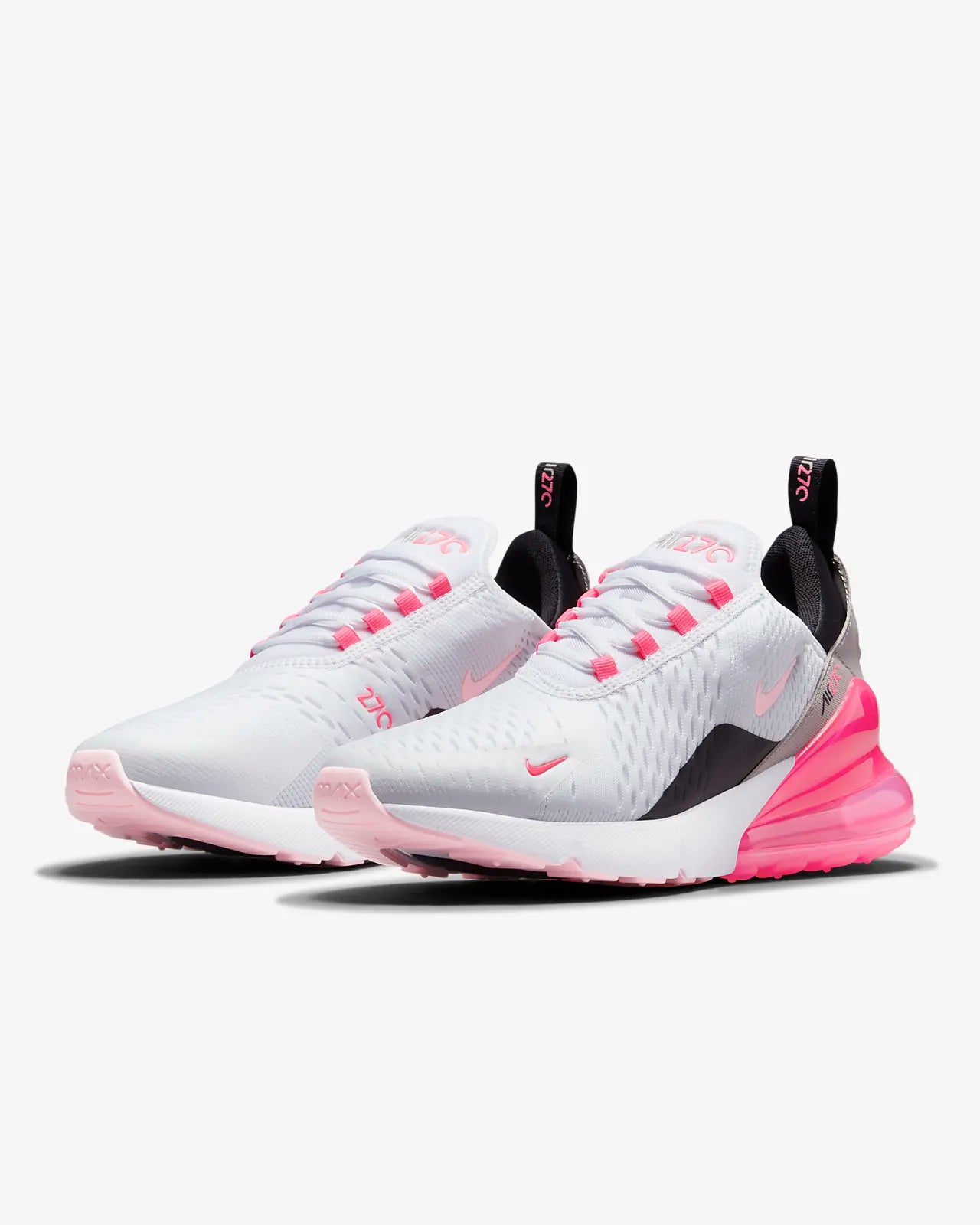 Nike Air Max 270 White Black Pink DM3048 100 Perplex Shoeplex