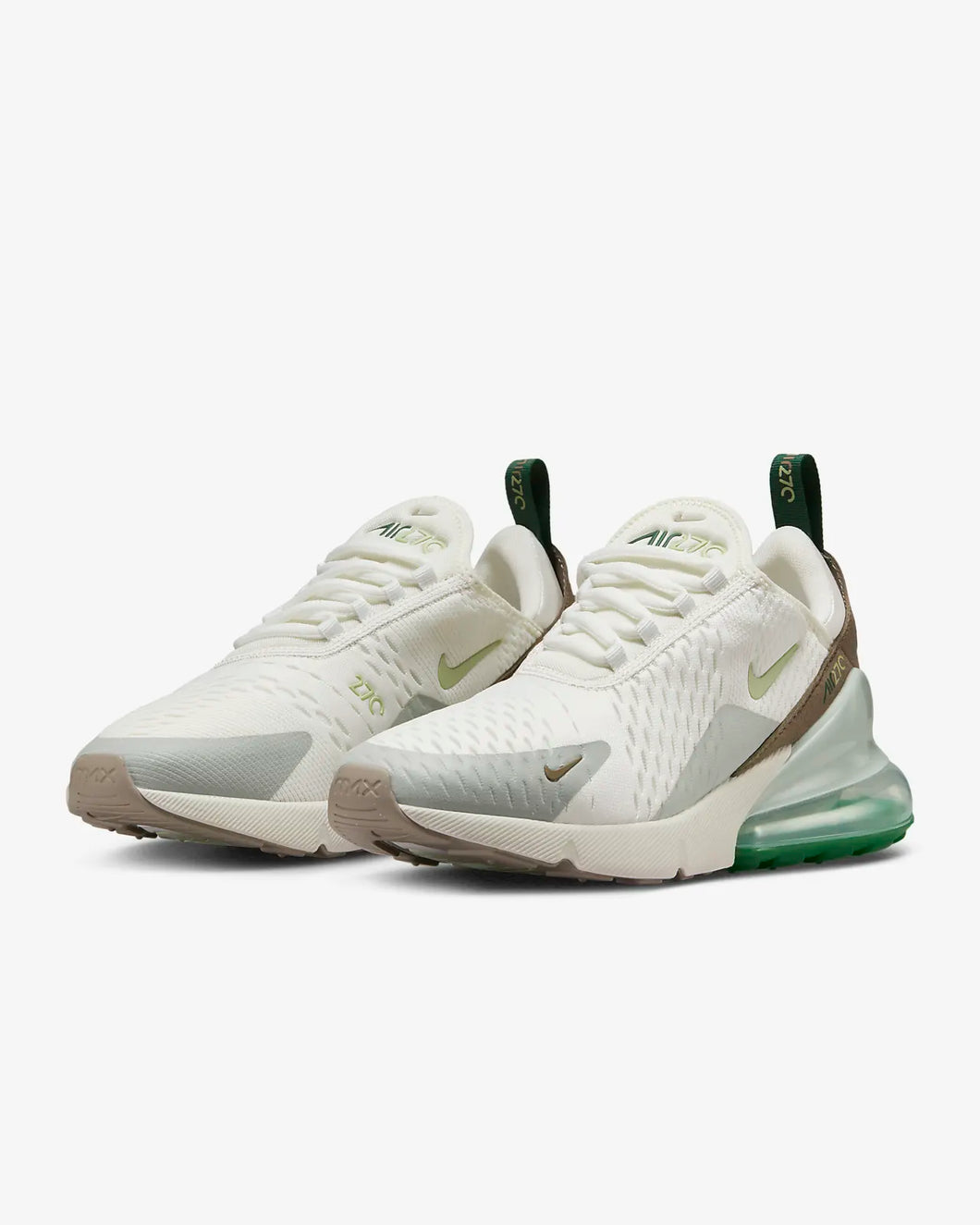 Nike Air Max 270 White Green Silver DX8957 100 Perplex Shoeplex