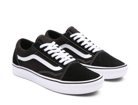 VANS Old Skool black white Comfy Cush / schwarz weiss VN0A3WMAVNE