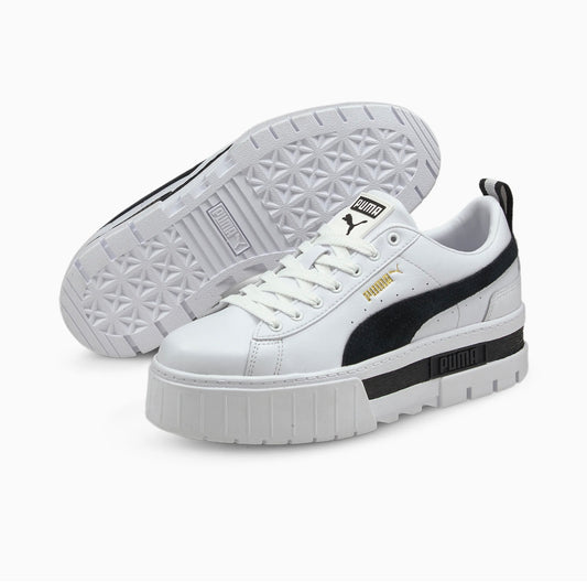 Puma Mayze Lth Wns white black 381983-01