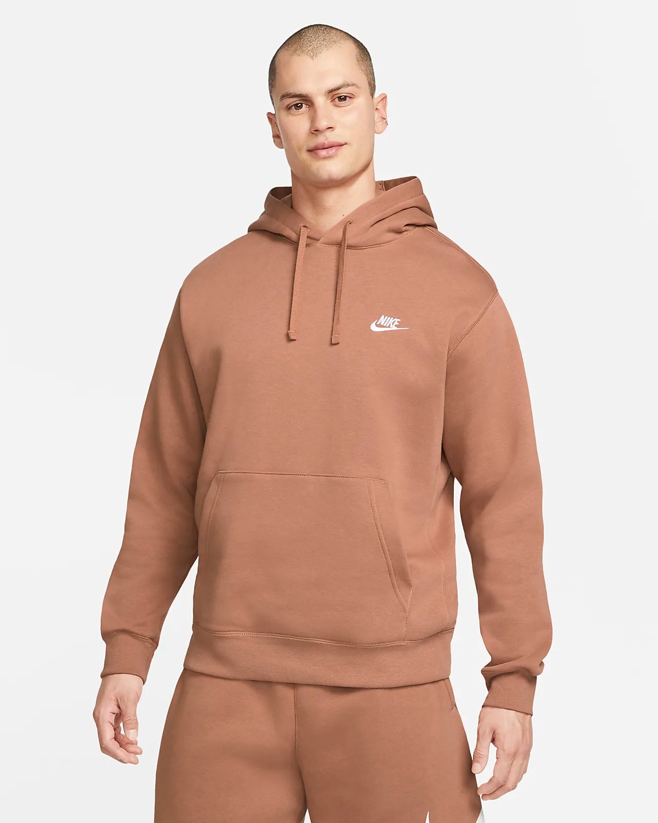 Nike Sportswear Club Pullover Hoodie Fleece mineral clay BV2654-215