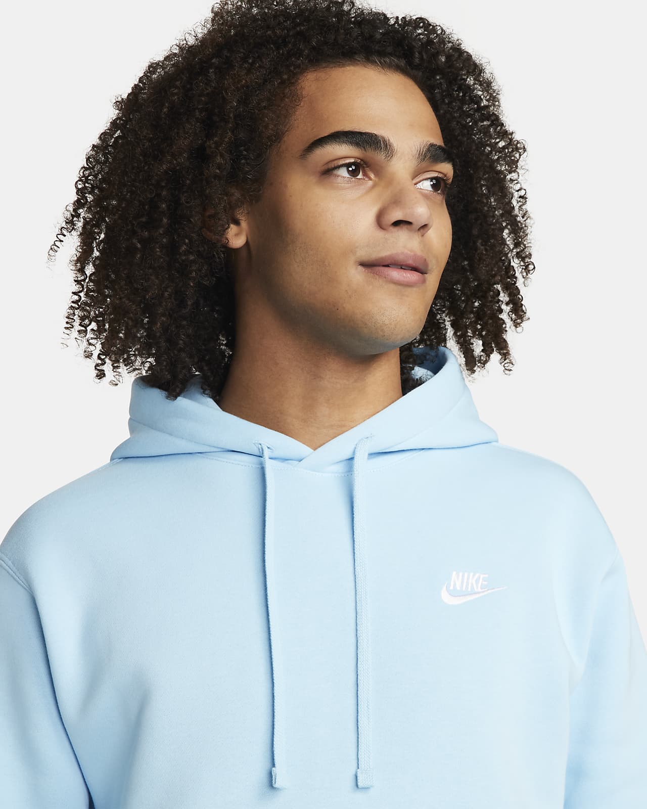 Baby blue nike hoodie on sale