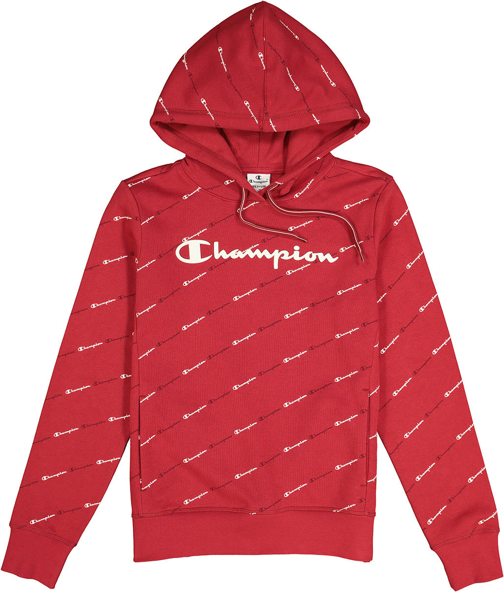 Champion - Legacy Hoodie W Allover-Print 113208 red