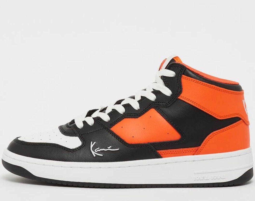 Karl Kani 89 High Sneaker black orange white