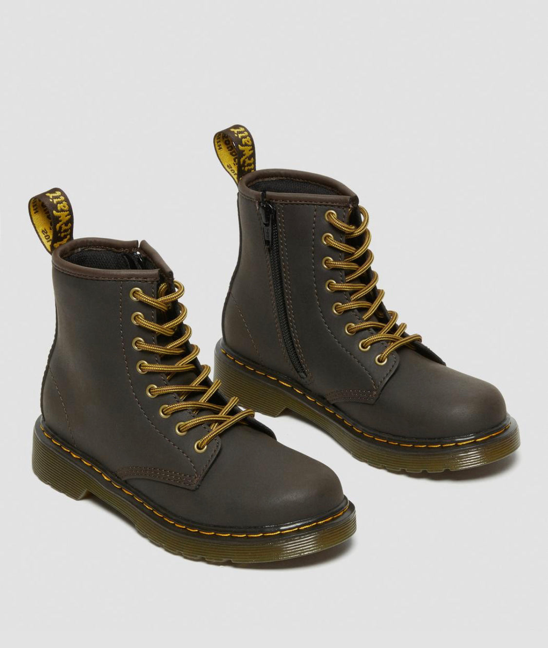 Dr martens 1460 dark brown hotsell