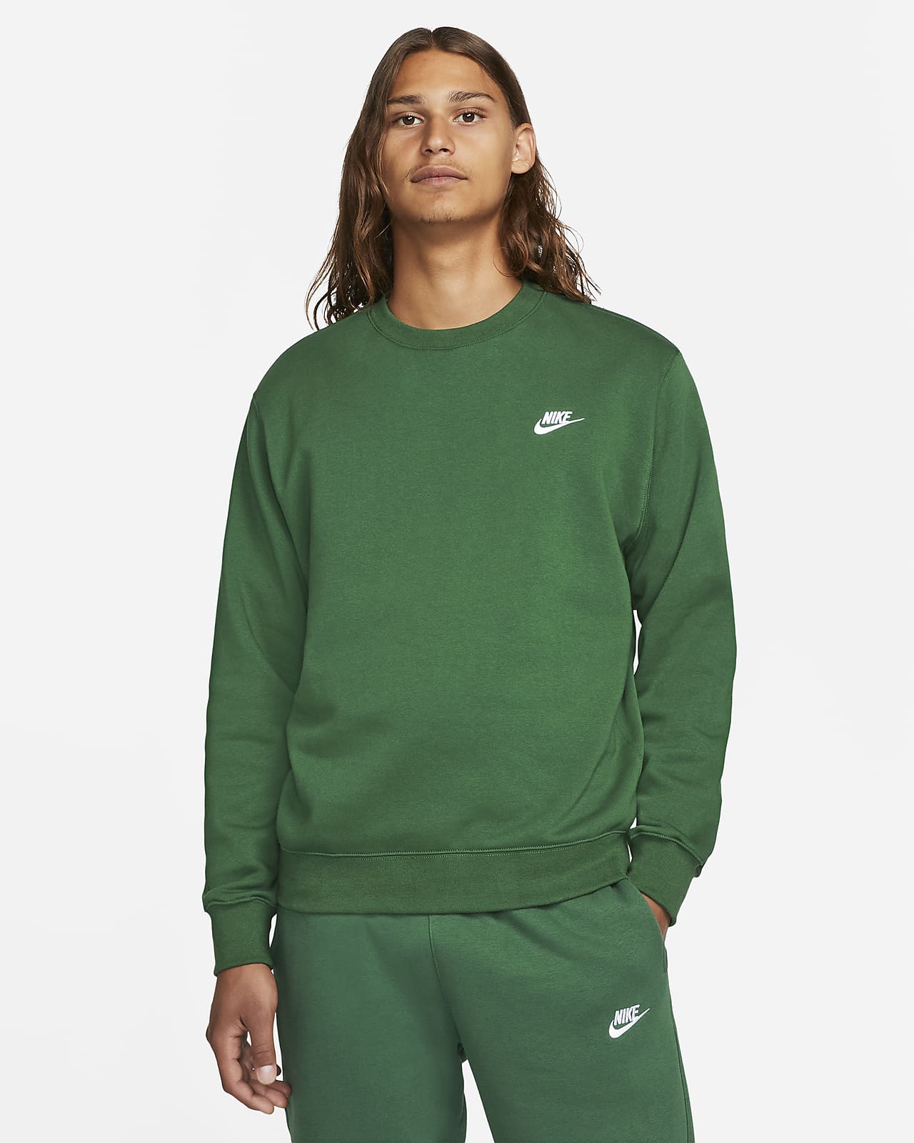 Nike Sportswear Club Sweatshirt Fleece Gorge Green BV2662-341