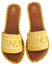Lade das Bild in den Galerie-Viewer, De Siena Ibiza Yellow Flats Pantoletten
