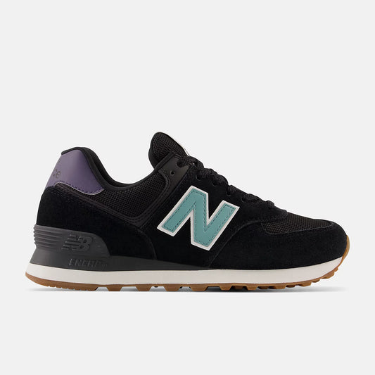 New Balance Sneaker WL574 RA black teal