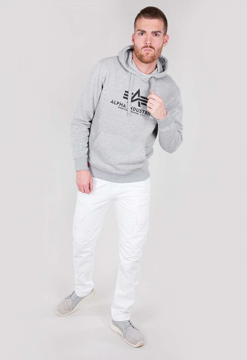 Alpha Industries Basic Hoodie hellgrau 178312-17