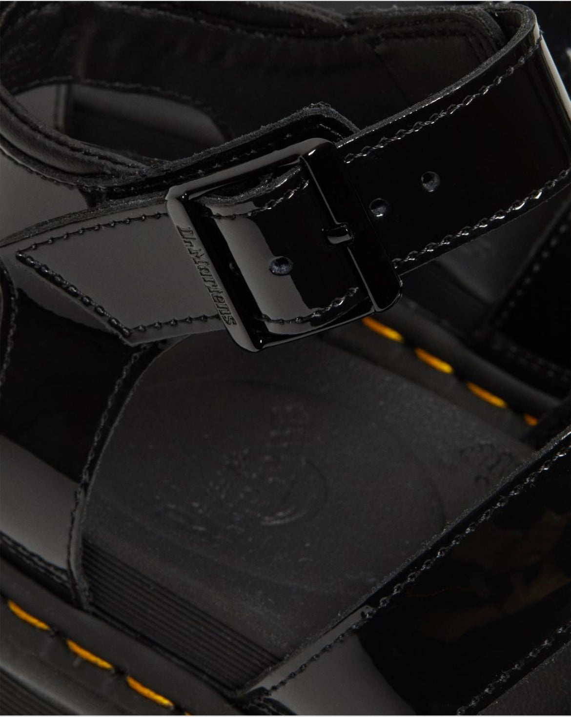 Dr.Martens Sandalen Blaire Black Patent Lamper 24192001
