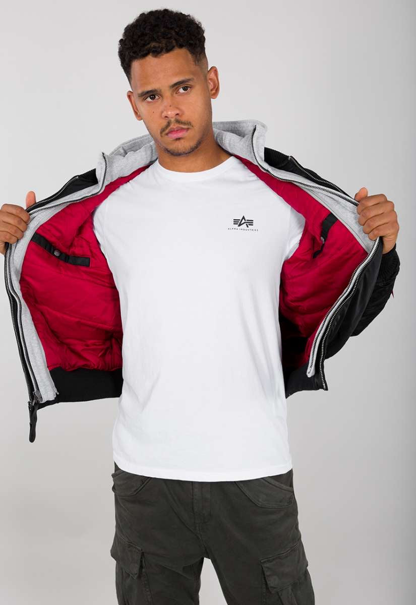Alpha Industries Bomberjacke schwarz MA-1 D-TEC 183110-03