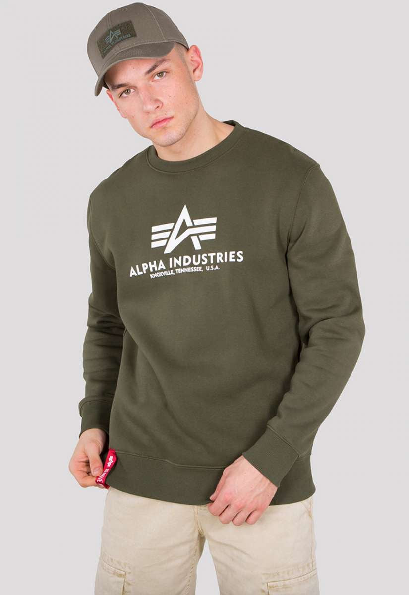 Alpha Industries Basic Sweater olive 178302-142