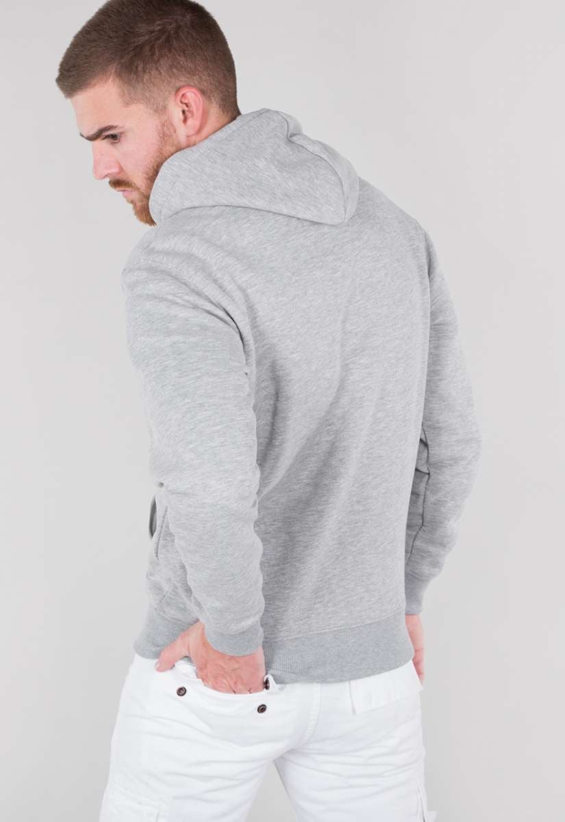 Alpha Industries Basic Hoodie hellgrau 178312-17
