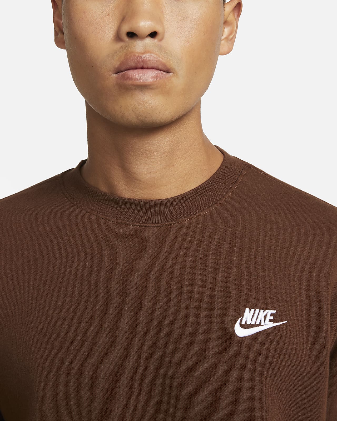 Nike Sportswear Club Sweatshirt Fleece Cacao Wow BV2662-259