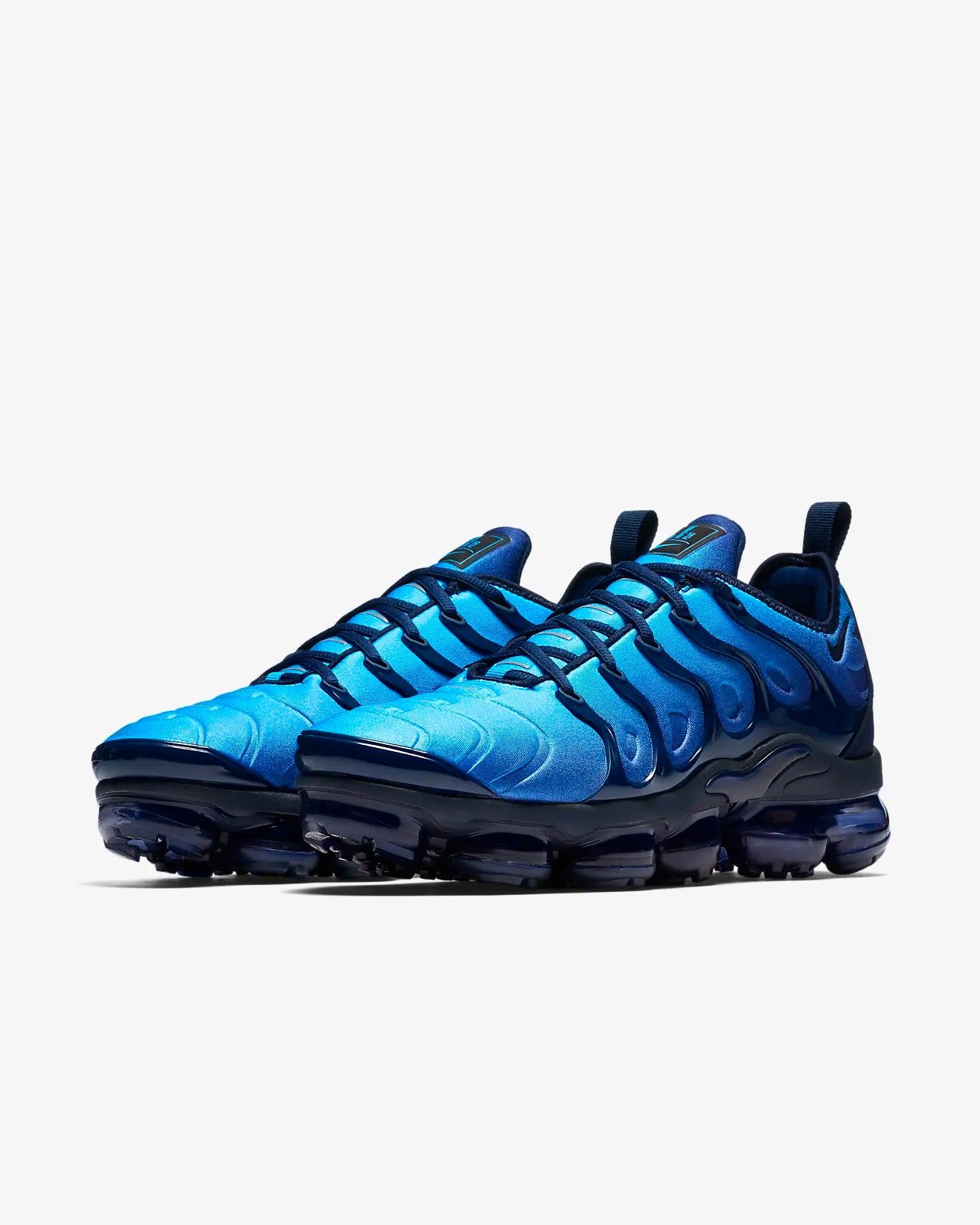 Nike vapormax plus weiß top blau