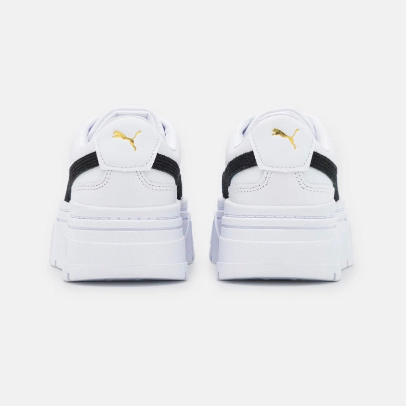 Puma Mayze Stack Leather white black 384363-04