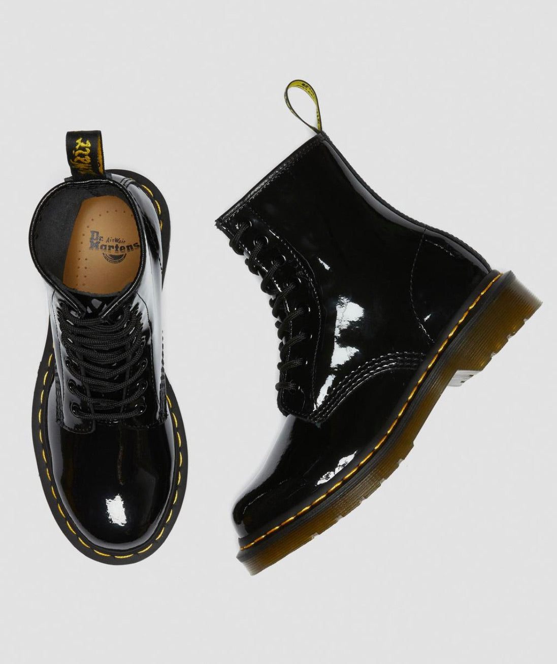 Black patent doc martens online