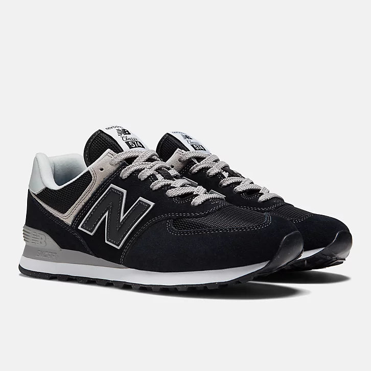 New Balance Sneaker ML574 EVB black white