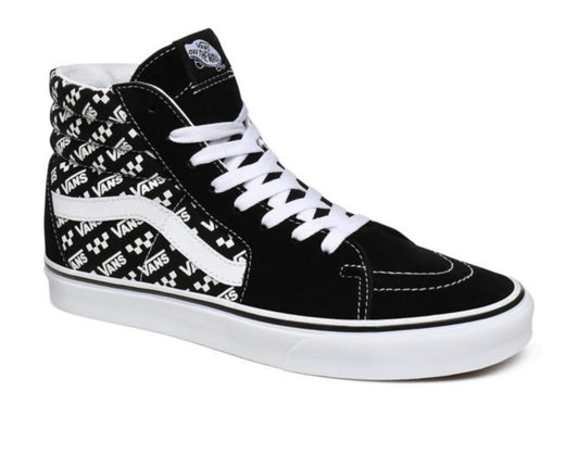 VANS SK8-HI Logo Repeat black white VN0A4U3CTEZ