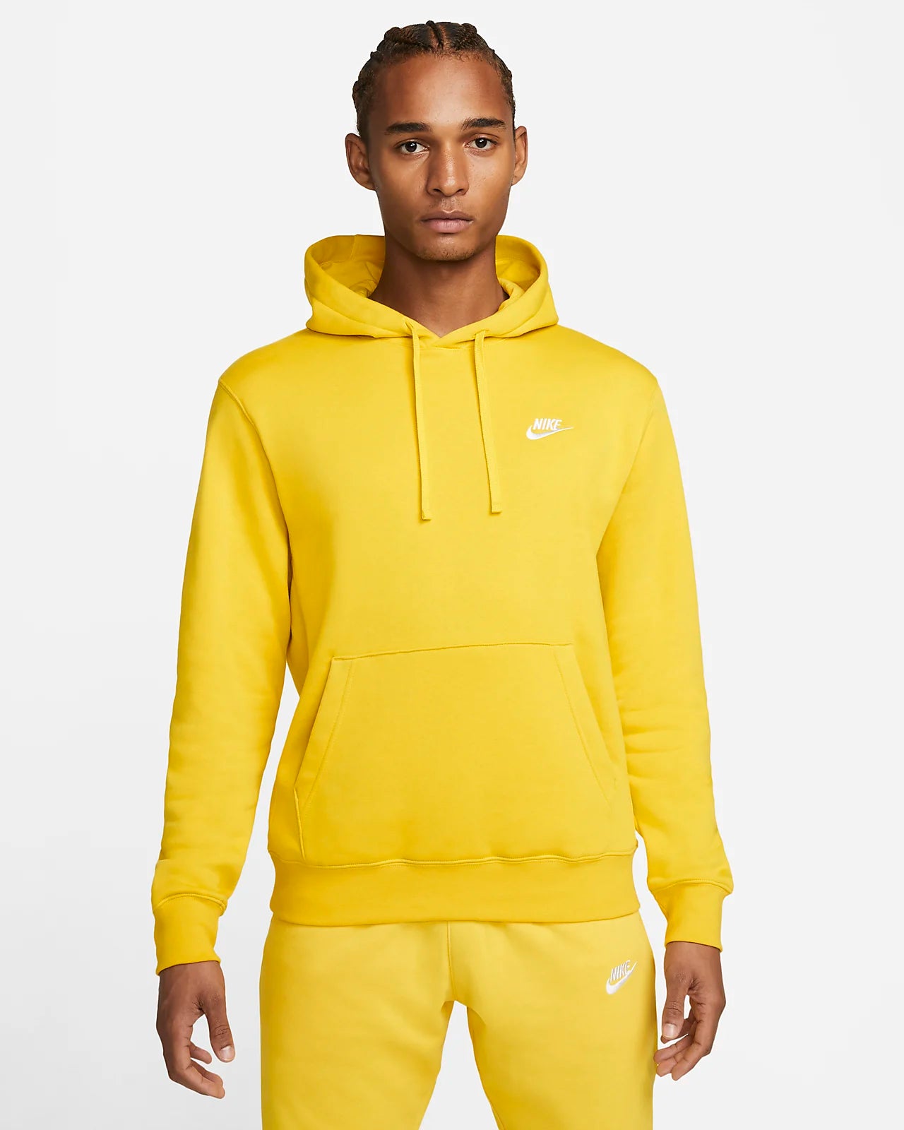 Nike Sportswear Club Pullover Hoodie Fleece vivid sulfur BV2654-709