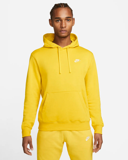Nike Sportswear Club Pullover Hoodie Fleece vivid sulfur BV2654-709