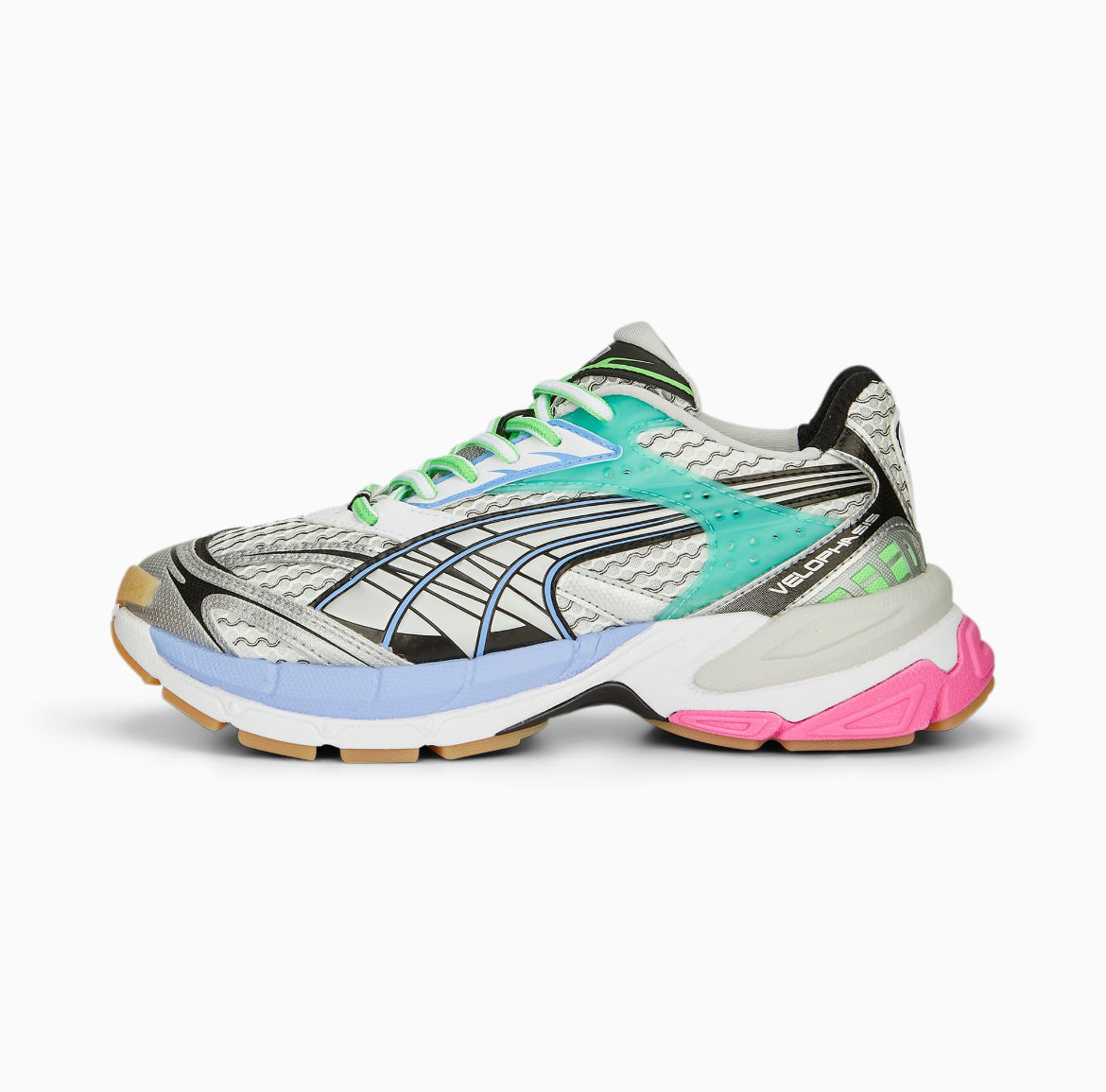 Puma Velophasis Phased Sneaker white black lavender 389365-03