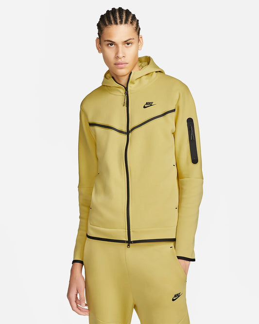Nike Sportswear Tech Fleece Full-Zip Hoodie Saturn Gold CU4489-700