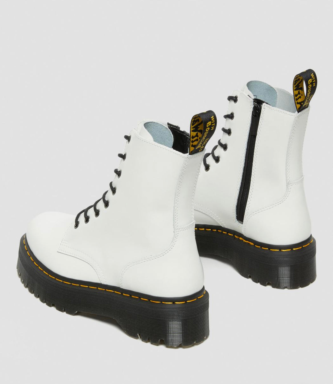Dr.Martens Jadon Plateau White Smooth 15265100
